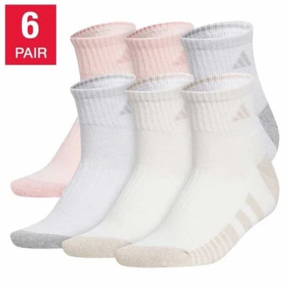 adidas Ladies' Quarter Sock, 6-pair - Picture 5 of 7